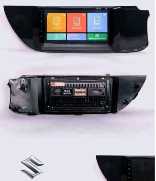 Alto K10 Android 9 Inch Complete Set With Frame + Ahd Reverse Camera And All Accessories Wirings Kit