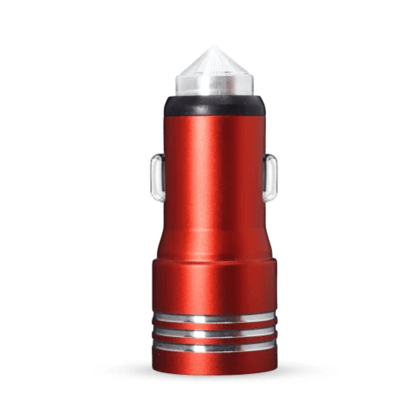Champion Dual Port USB Metallic Fast Car Charger 2.4A For All Android And Apple Phones Champion Dual Port USB Metallic Fast Car Charger 2.4A For All Android And Apple Phones