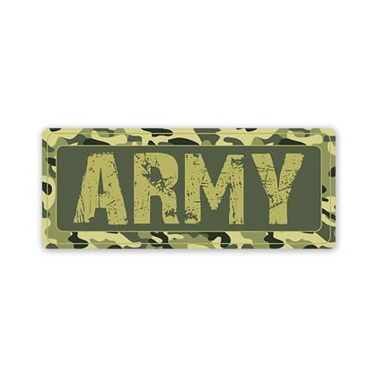 Wrapcart Army Car Bumper Sticker, Matte Vinyl, 8.5 X 3.5 Inch
