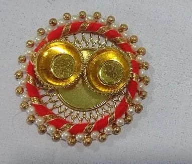 Handmade Roli Chawal Kumkum Holder / Pooja Thali Katori