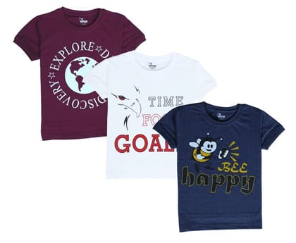 Noolar Brand Boys T-shirt pack of 3 ( 2 - 3 Years )