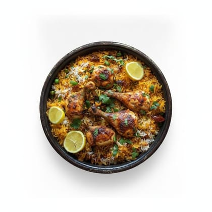 Authentic Chicken Biryani - 1 kg - One container of ready-to-eat biryani