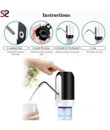 Automatic Wireless Electric Rechargeable Drinking Water Dispenser Pump for 20 Liter Bottle Can with USB Charging Cable