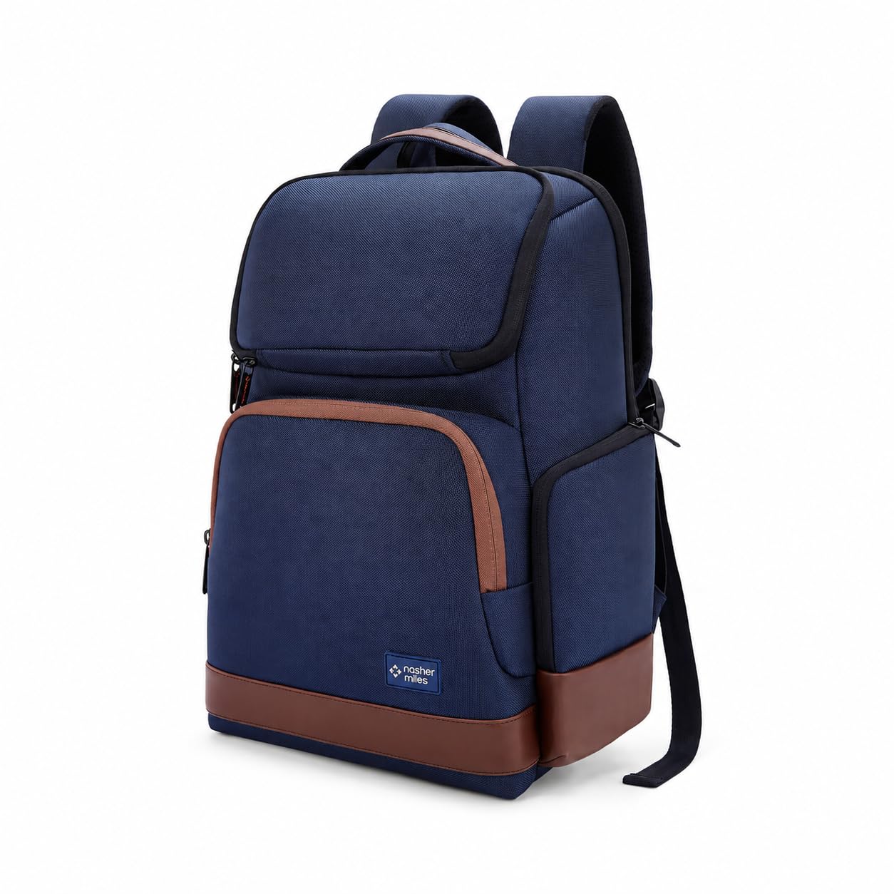 Corporate Backpack | Premium Polyester & PU 15.6 inch Laptop Backpack | Ideal for Office, College, School & Travel | Men, Women, Boys, Girls