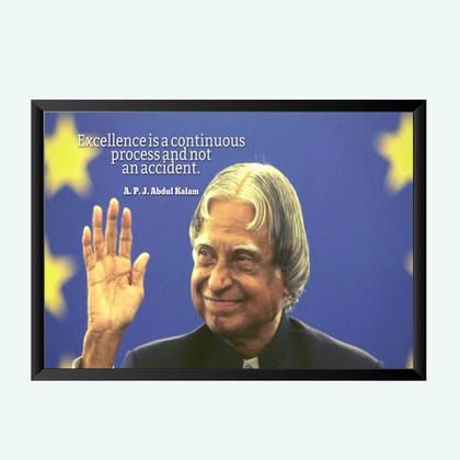 NOKKES A.P.J Abdul Kalam Wall Photo Frame For India Love And Wall Decoration Wall Photo Frame Size 8X12 Inch_pp NOKKES A.P.J Abdul Kalam Wall Photo Frame For India Love And Wall Decoration Wall Photo Frame Size 8X12 Inch_pp