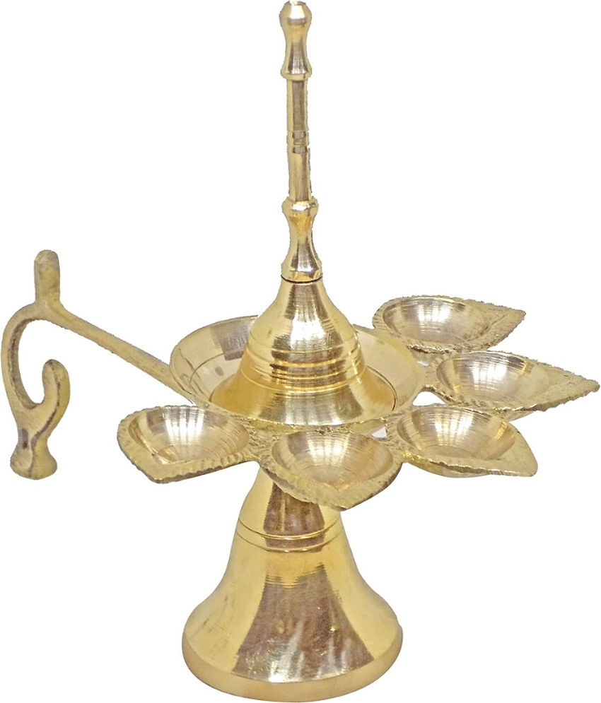NAVYAKSH Brass Akhand Diya - Pack of 1