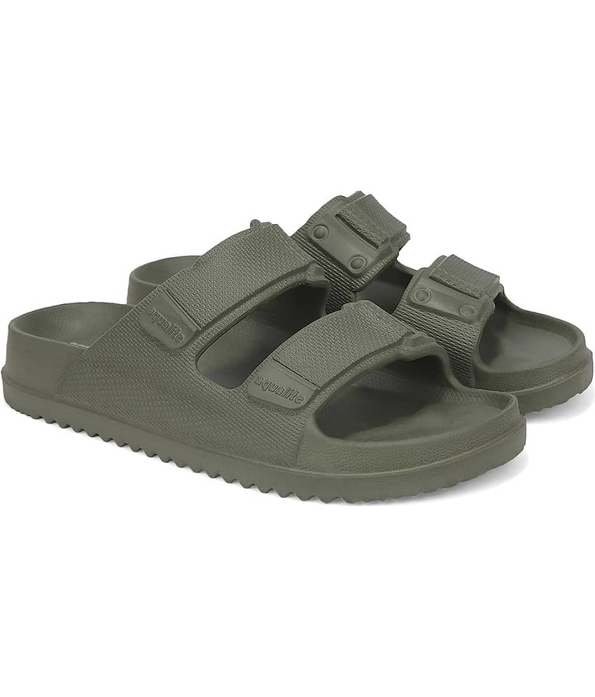 Aqualite Olive Men's Slide Flip Flop