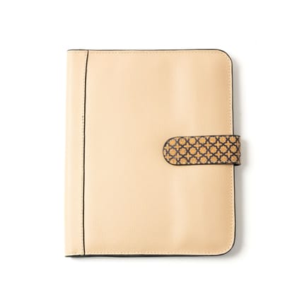 Vegan Leather Diary & Pen Set - Almond