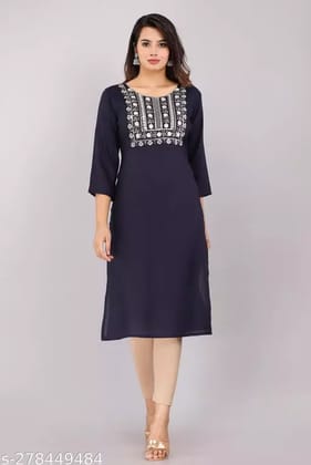 Design Kurta Pant Ethnic Set ( Black )