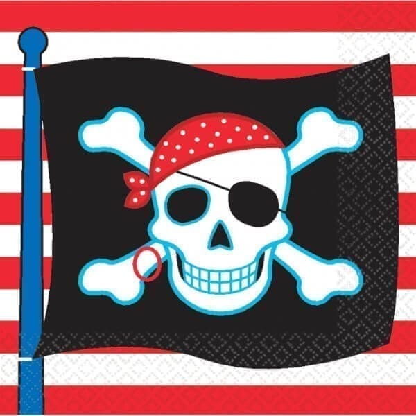 Wanna Party Pirate Party Lunch NaPkins