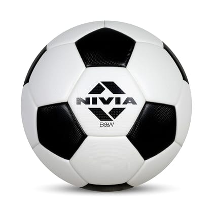 Nivia B & W Football (Size - 5) by Total Sporting And Fitness Solutions Pvt Ltd Nivia B & W Football (Size - 5) by Total Sporting And Fitness Solutions Pvt Ltd