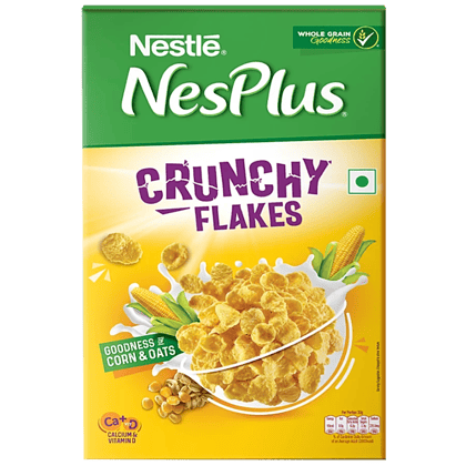 Nestle Nesplus Breakfast Cereal - Crunchy Flakes With Corn & Oats, 475 G Box Nestle Nesplus Breakfast Cereal - Crunchy Flakes With Corn & Oats, 475 G Box