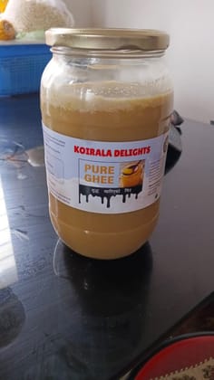 Koirala Delights Pure Ghee (1kg) | Traditional Clarified Butter | For Daily Cooking