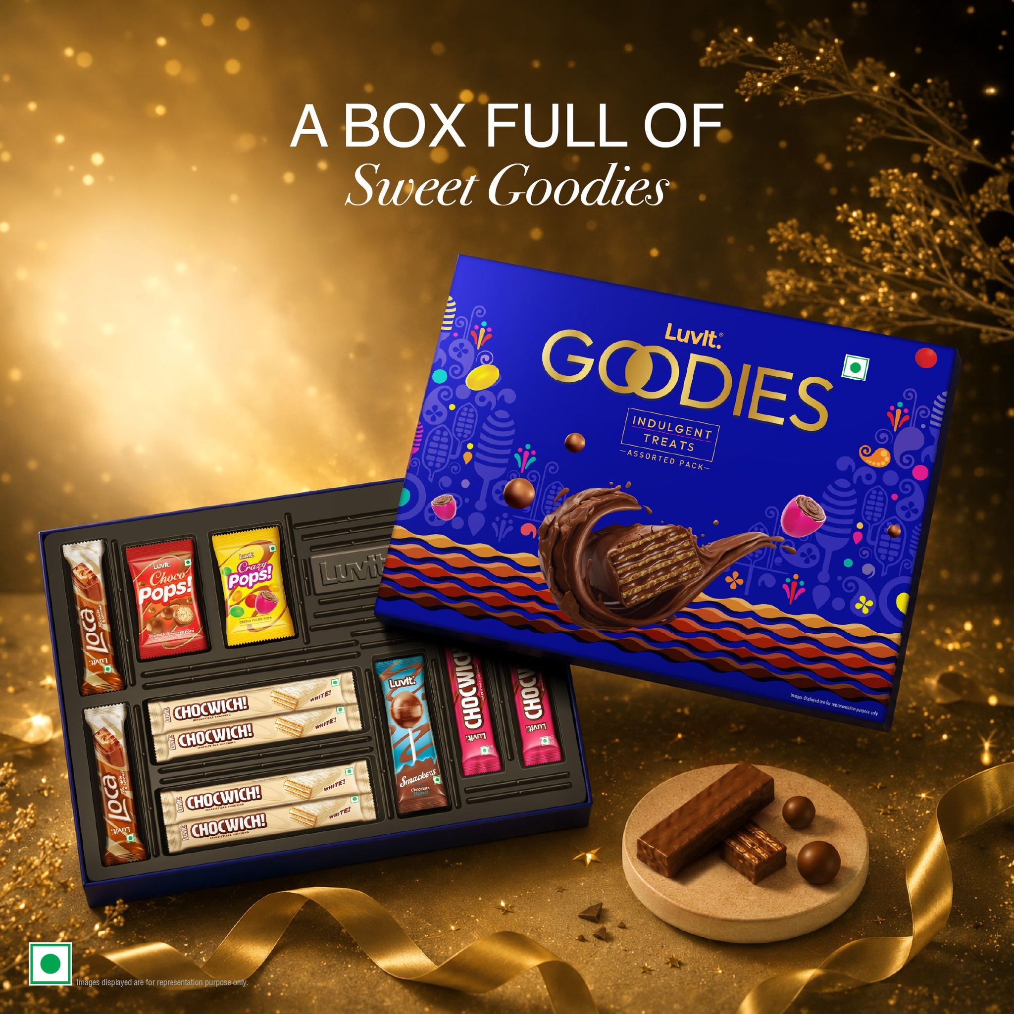 Luvit Goodies Blue 138.35gx40pc_ Rs.100
