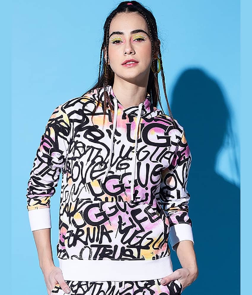 The Dry State Fleece Multi Color Hooded Sweatshirt