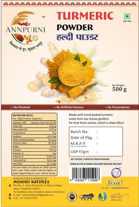 Annapurni Turmeric Powder (Haldi Powder)