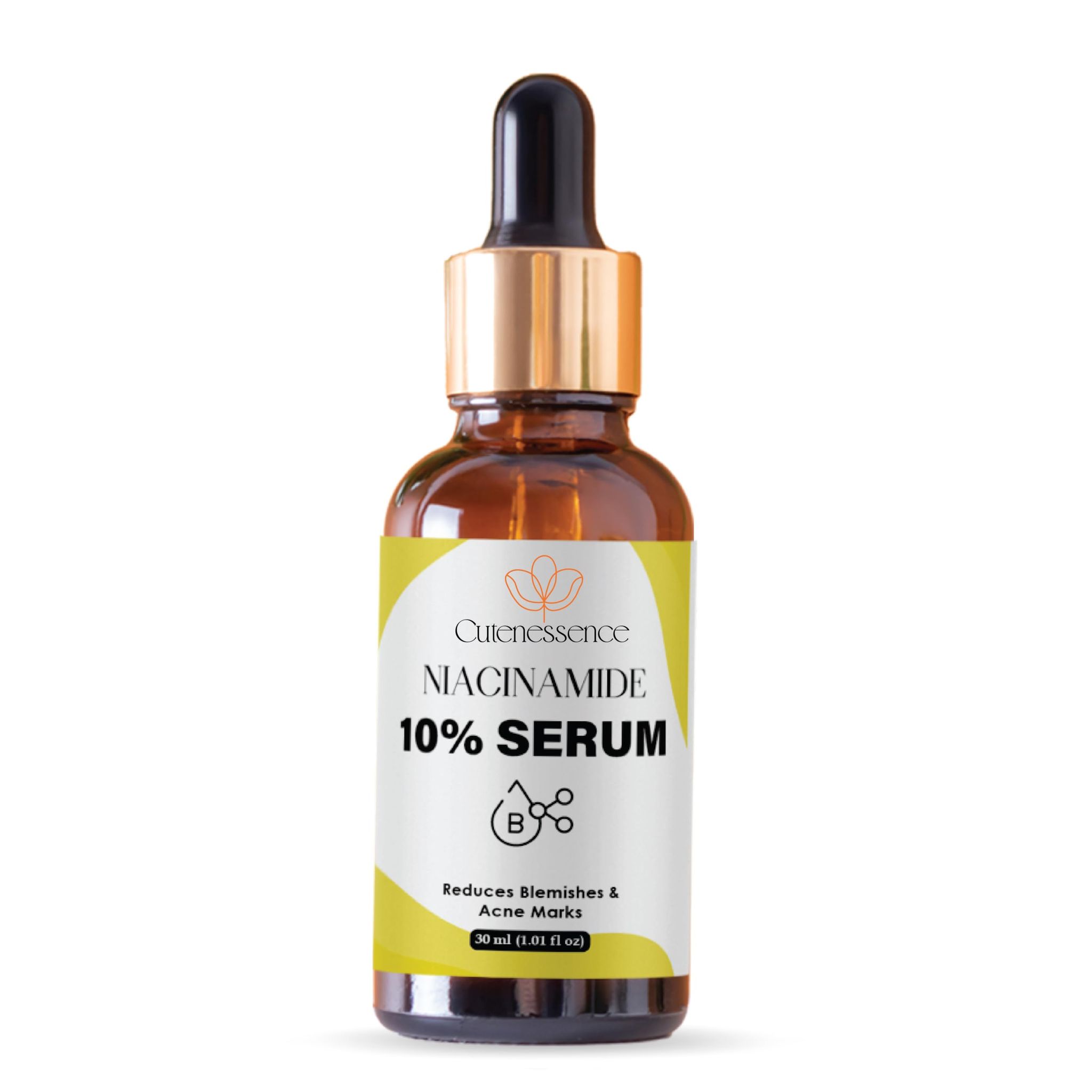 Cutenessence Niacinamide 10% Serum, Reduces Blemishes & Acne Marks, 30ml