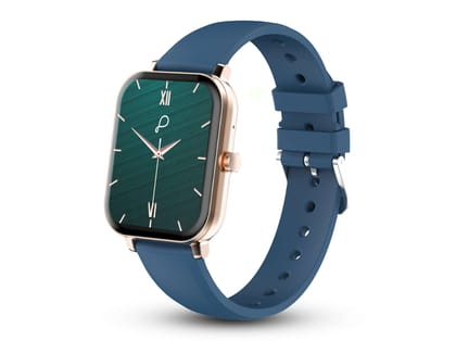 Pebble Viva 1.75 True HD Display, Bluetooth Calling, Female Health Monitoring, Voice Assistant, DIY Watch Faces, Full Touch, Step Tracker Smart Watch - Blue Pebble Viva 1.75 True HD Display, Bluetooth Calling, Female Health Monitoring, Voice Assistant, DIY Watch Faces, Full Touch, Step Tracker Smart Watch - Blue