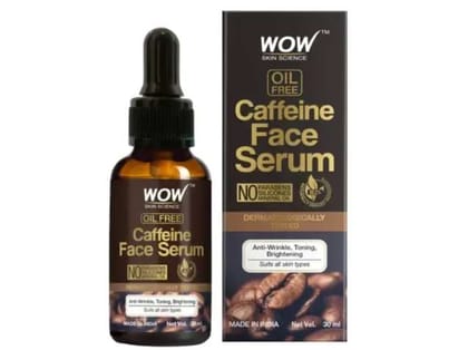 WOW Caffeine Face Serum - Quick Absorbing - OIL FREE - Anti-aging, Anti-wrinkles & Acne Refresh, Revive & Restore Skin - 30ml WOW Caffeine Face Serum - Quick Absorbing - OIL FREE - Anti-aging, Anti-wrinkles & Acne Refresh, Revive & Restore Skin - 30ml