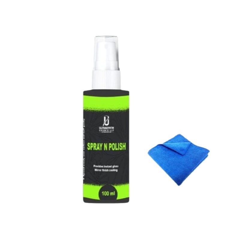 Unieshine Spray Polish (100 Ml) for Car & Bike with Microfiber Cloth