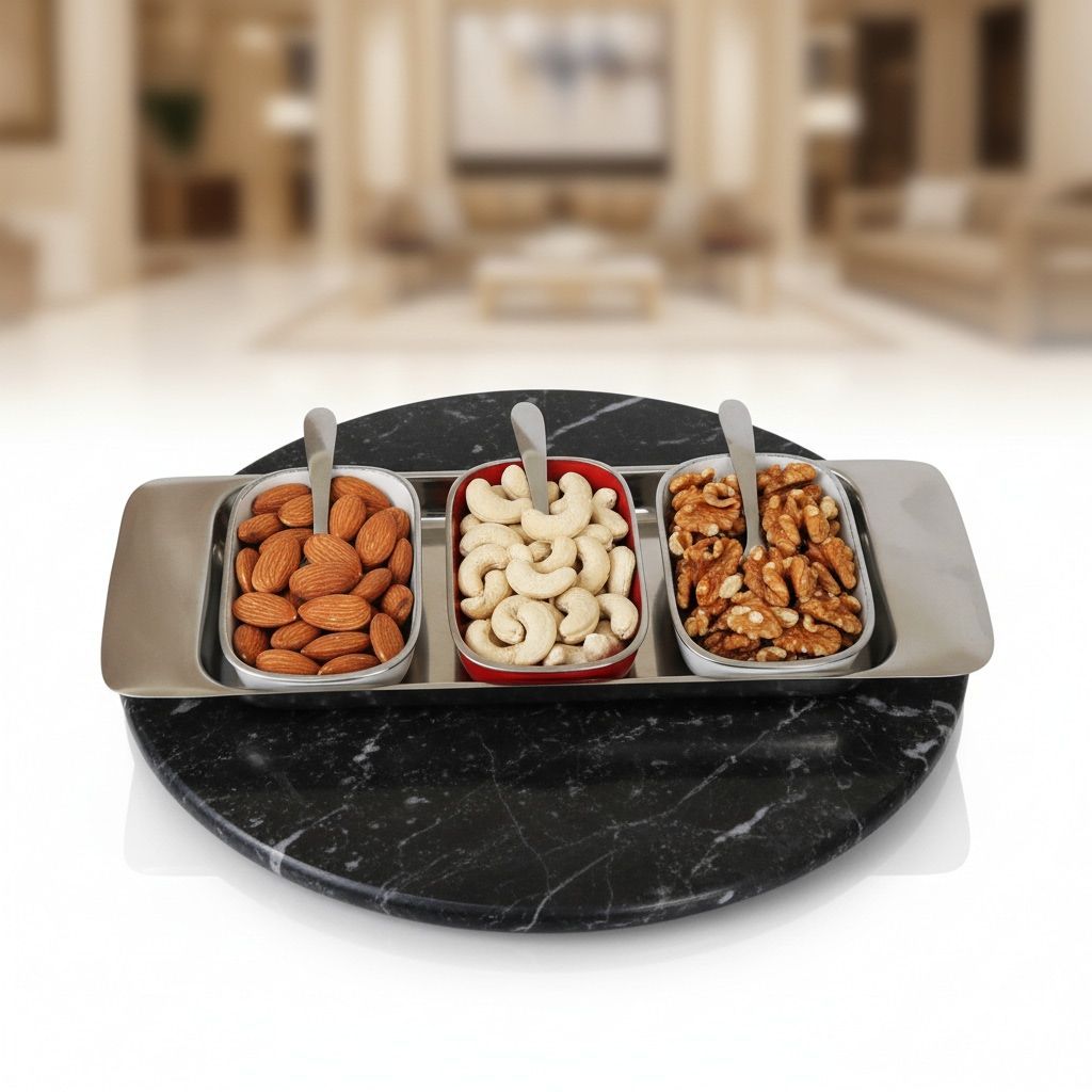 Aluminium Decorative 3 Bowl set (AMAS3181/16)