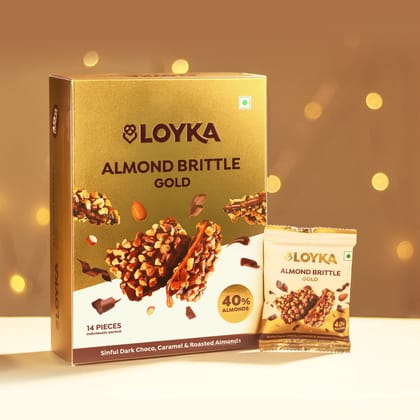 Loyka Almond Brittle (150g) | Roasted Almonds & Caramel | Premium Confectionery