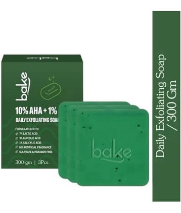 BAKE Exfoliating Soap for All Skin Type ( Pack of 3 )