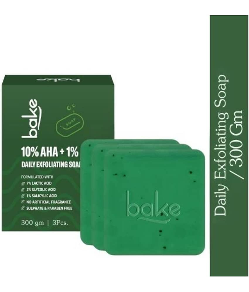 BAKE Exfoliating Soap for All Skin Type ( Pack of 3 )