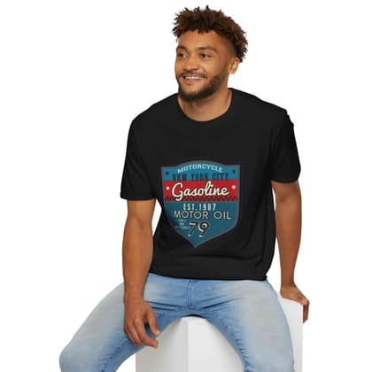Premium Cotton T-Shirts with Bold Graphic DTF Prints (Color-Black, Size-XL)