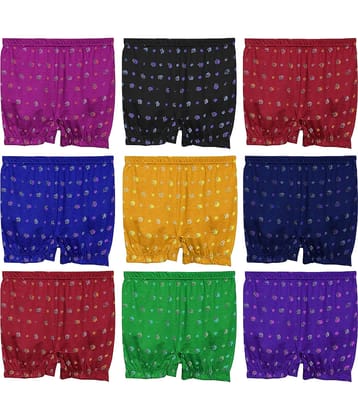 dixcy josh - Multi Cotton Girls Bloomers ( Pack of 9 )