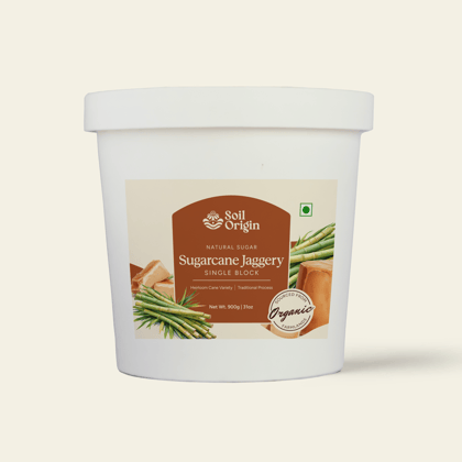 Sugarcane Jaggery Block - 900 Gm