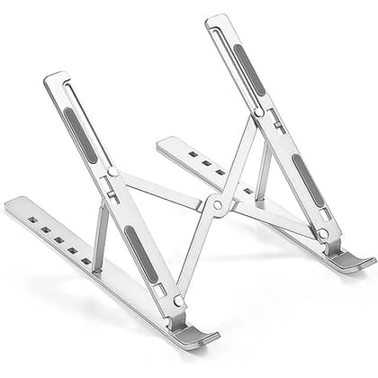 Foldable Adjustable Laptop Stand for Home & Office  Portable Height Adjustable Laptop Holder for Notebook, MacBook & Tablets | Ergonomic Desk Stand