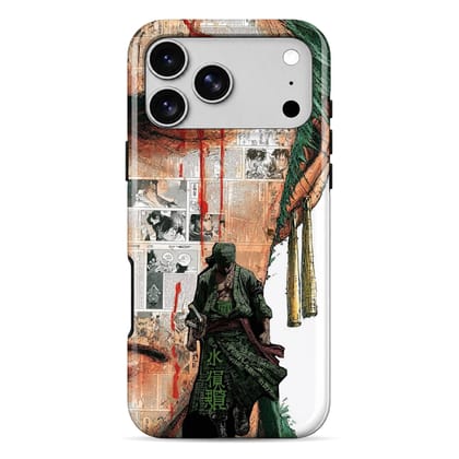 WrapCart Zoro E Fan Made Armour Mobile Case | Double Layer Shockproof Glossy