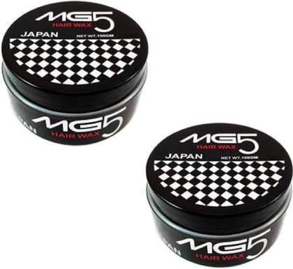 Elecsera strong hold hair wax, hair styling cream, strong hair treatment gel Pack of 2 Hair Wax (200 g)