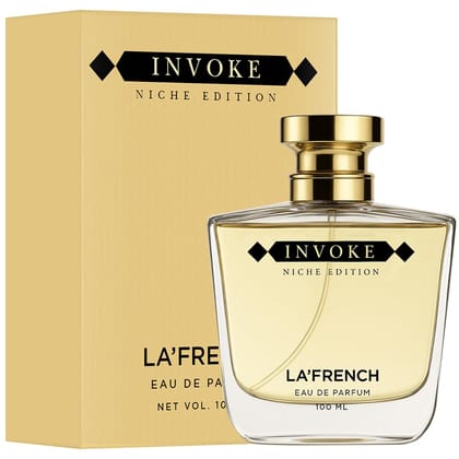 Invoke Perfume for Men & Women 100ml | Long Lasting Aromatic Woody Fragrance | Premium Unisex Eau De Parfum | Fresh & Bold Scent