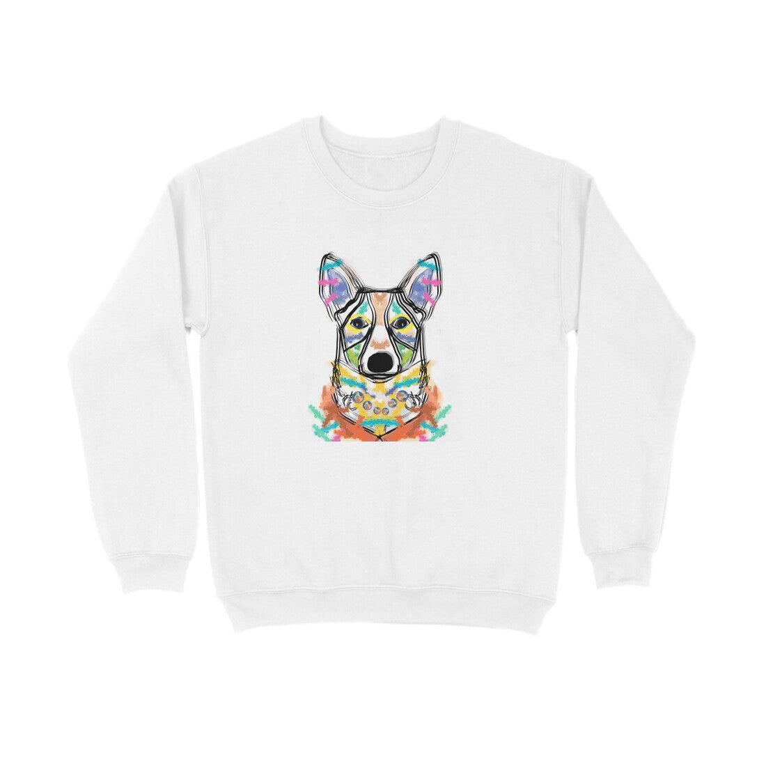Sweatshirt (Men) - Happy Corgi (7 Colours)