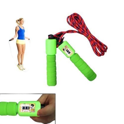 Nawani Plastic Skipping Rope with Jump Counter (Colour May Vary)