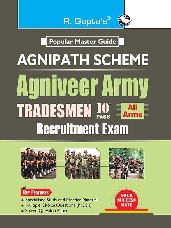 Agnipath : AGNIVEER ARMY (Tradesmen ' 10th Pass) Indian Army Exam Guide [Sep 12, 2025] RPH Editorial Board