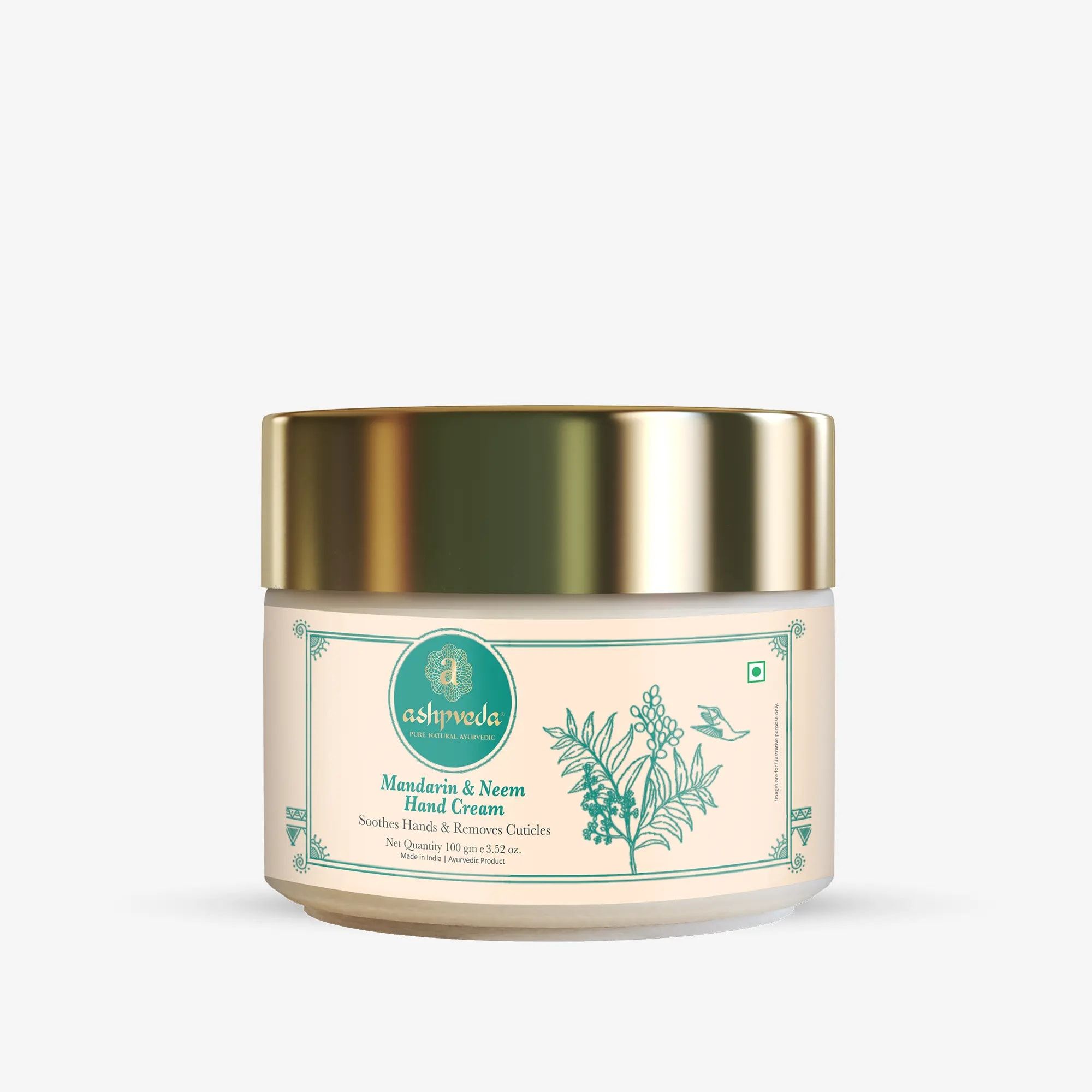 ashpveda Hand Cream – Mandarin & Neem