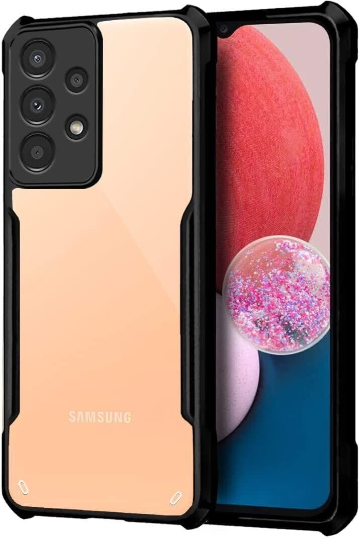 PLUGTECH Slim Shockproof Case | Matte Black Soft | Drop Protection | Precise Cutouts | Premium Mobile Cover for Samsung Galaxy A13 4G, Samsung M32 5G
