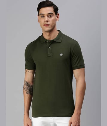 ONN Pack of 1 Cotton Blend Regular Fit Solid Half Sleeves Men's Polo T Shirt ( Mustard )