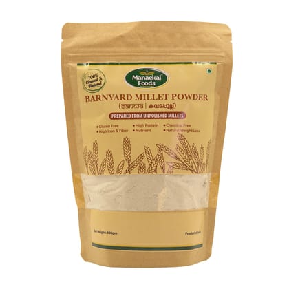 Barnyard Millet Powder | Gluten-Free Flour | Natural & Pure | Healthy Atta Alternative | 500g