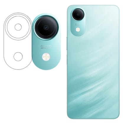 ISAAK Back Camera Lens Protector compatible for Vivo T5e (Pack of 1) ISAAK Back Camera Lens Protector compatible for Vivo T5e (Pack of 1)