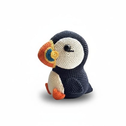 Handcrafted Crochet Puffin Plush Toy