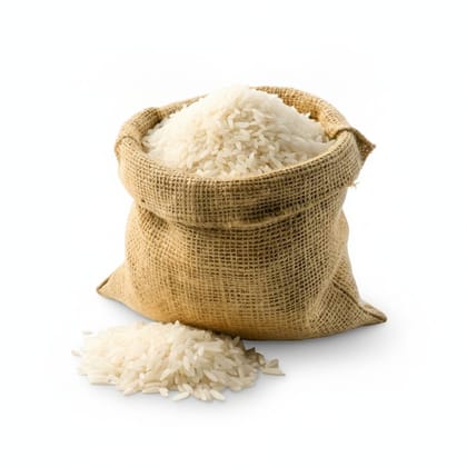 Premium Long Grain Rice - 50 kg - One jute sack containing 50kg of rice