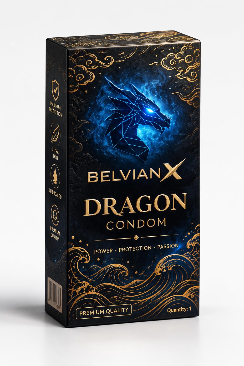 BelvianX Con-dom Dragons For Men 6-inch for regular use | Ultra Soft | Long Lasted | Extra Pleasure | Extra size | Real Brown Big Size