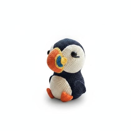 Handcrafted Crochet Puffin Plush Toy