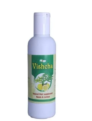 Neem & Lemon Shampoo For Dandruff Control - 200 ml | Shampoo For Strong & Silky hair | Natural Anti-Dandruff Shampoo For Men and Women