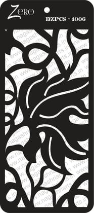 Brand Zero Pratibimb Craft Stencil - Code: BZPCS-1006