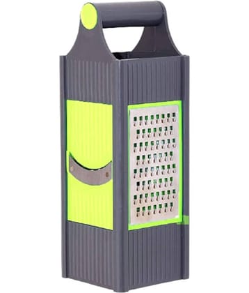 HomePro Kitchen Product combo Stainless Steel Blades 4 in 1 Grater/Slicer -Yellow